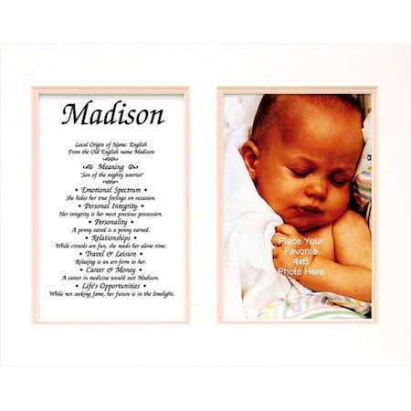 Townsend FN02Ariana Personalized Matted Frame With The Name & Its Meaning - Ariana